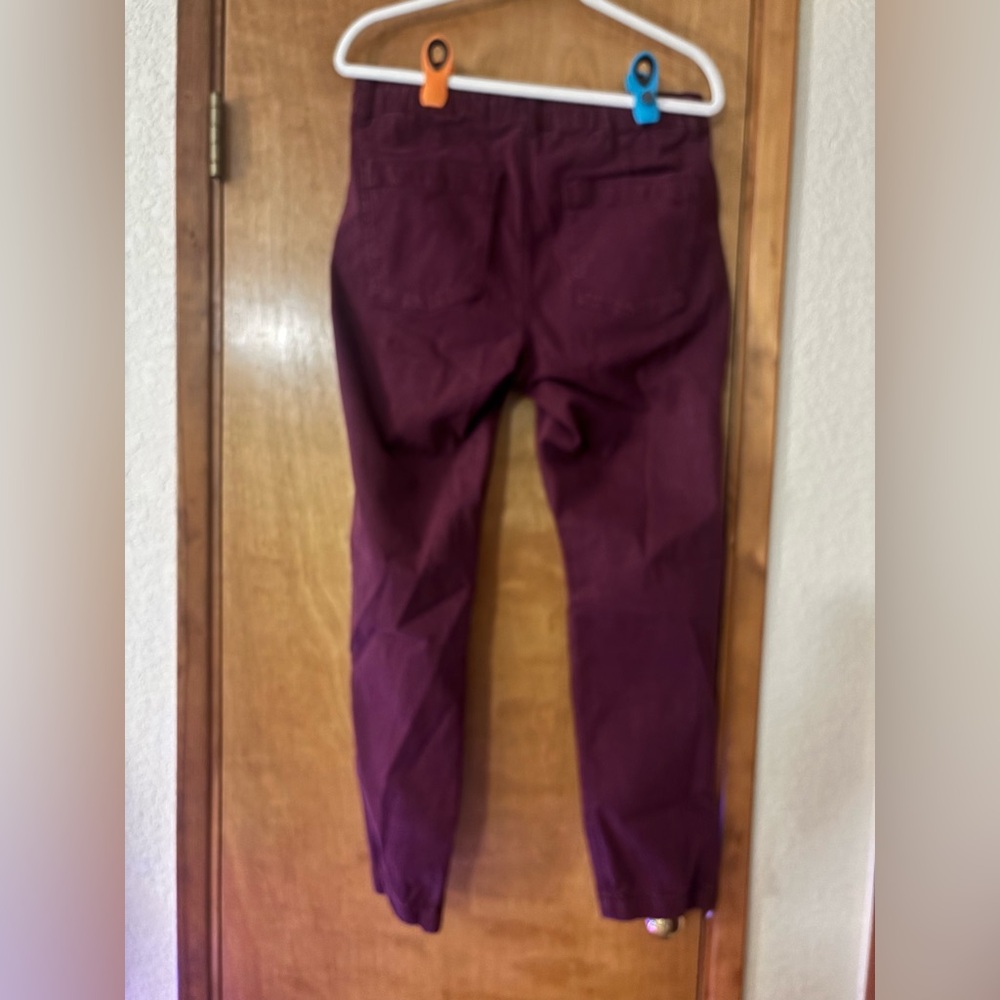 Grace & Lace Maroon Trousers - Picture 3 of 7